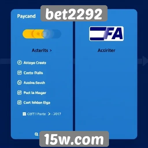 Métodos de pagamento aceitos pelo site bet2292